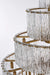 Elegant Lighting - 1015G32SG-03GL - 37 Light Chandelier - Georgina - Satin Gold