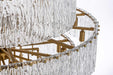 Elegant Lighting - 1015G40SG-03GL - 59 Light Chandelier - Georgina - Satin Gold