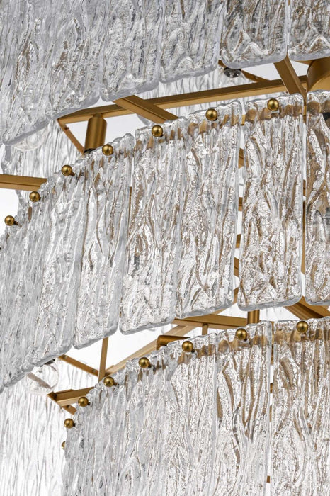 Elegant Lighting - 1015G40SG-03GL - 59 Light Chandelier - Georgina - Satin Gold