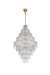 Elegant Lighting - 1015G40SG-03GL - 59 Light Chandelier - Georgina - Satin Gold