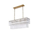 Elegant Lighting - 1015D36SG-03GL - 14 Light Chandelier - Georgina - Satin Gold