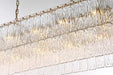 Elegant Lighting - 1015D42SG-03GL - 17 Light Chandelier - Georgina - Satin Gold