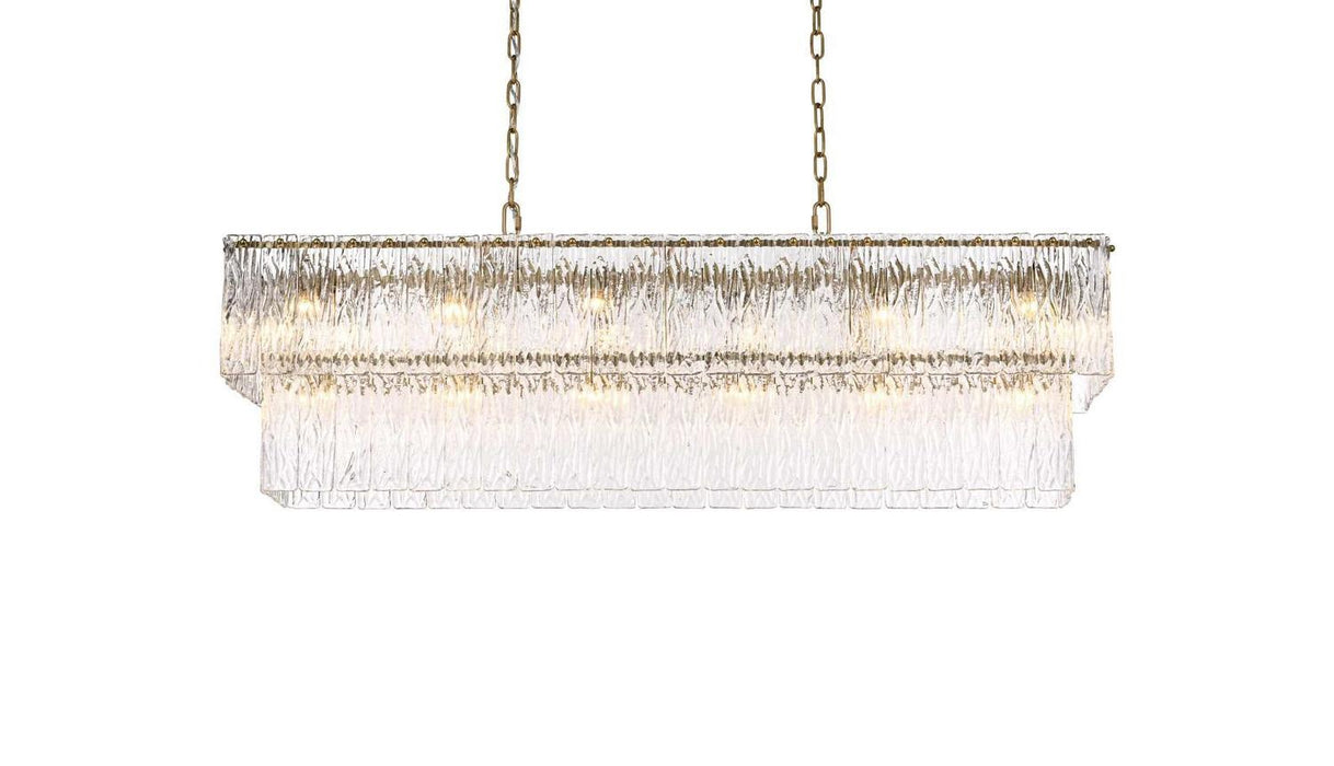 Elegant Lighting - 1015D48SG-03GL - 20 Light Chandelier - Georgina - Satin Gold