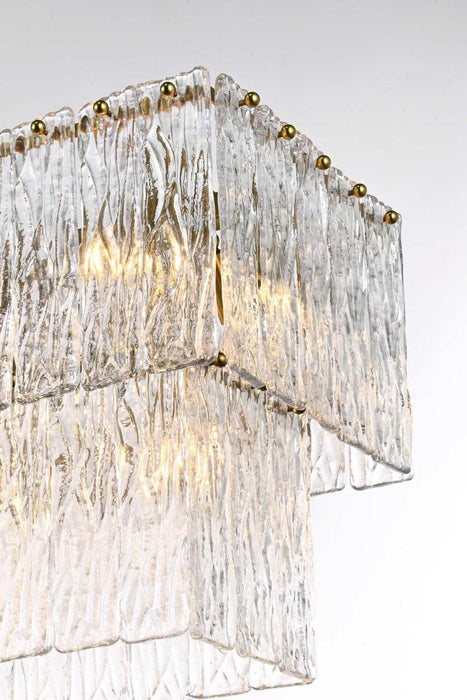 Elegant Lighting - 1015D48SG-03GL - 20 Light Chandelier - Georgina - Satin Gold
