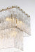 Elegant Lighting - 1015D48SG-03GL - 20 Light Chandelier - Georgina - Satin Gold