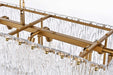Elegant Lighting - 1015D48SG-03GL - 20 Light Chandelier - Georgina - Satin Gold