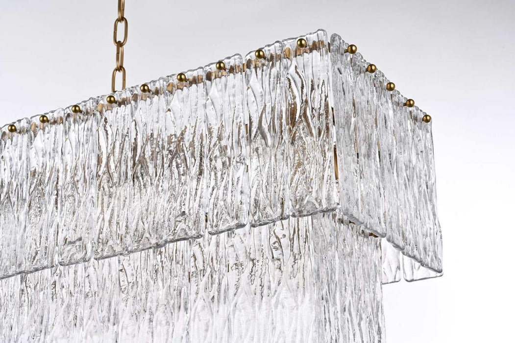 Elegant Lighting - 1015D48SG-03GL - 20 Light Chandelier - Georgina - Satin Gold