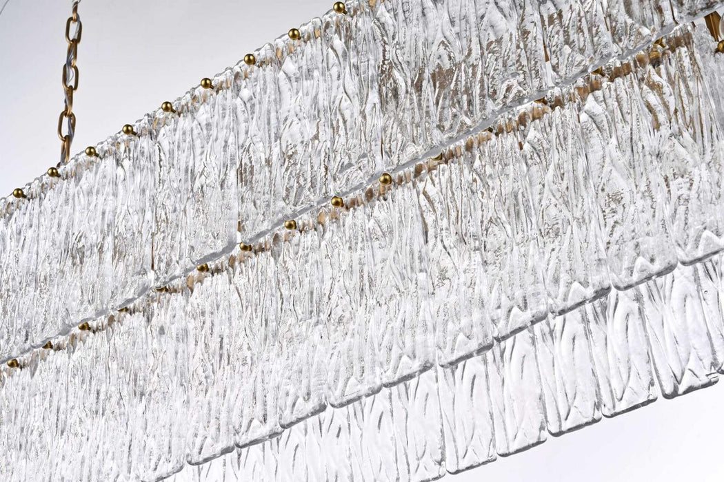 Elegant Lighting - 1015D48SG-03GL - 20 Light Chandelier - Georgina - Satin Gold