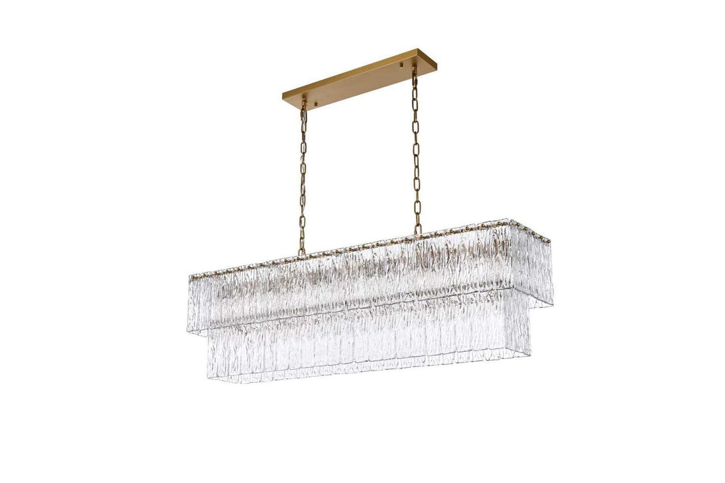 Elegant Lighting - 1015D48SG-03GL - 20 Light Chandelier - Georgina - Satin Gold