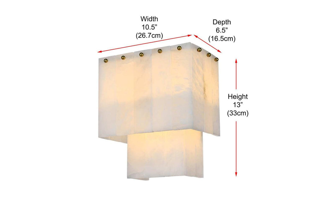 Elegant Lighting - 1015W10SG-33ST - Three Light Wall Sconce - Georgina - Satin Gold