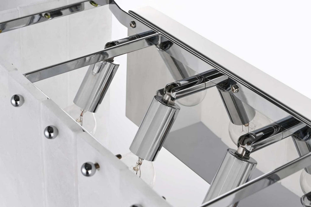 Elegant Lighting - 1015W16C-33ST - Four Light Wall Sconce - Georgina - Chrome