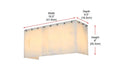 Elegant Lighting - 1015W16C-33ST - Four Light Wall Sconce - Georgina - Chrome