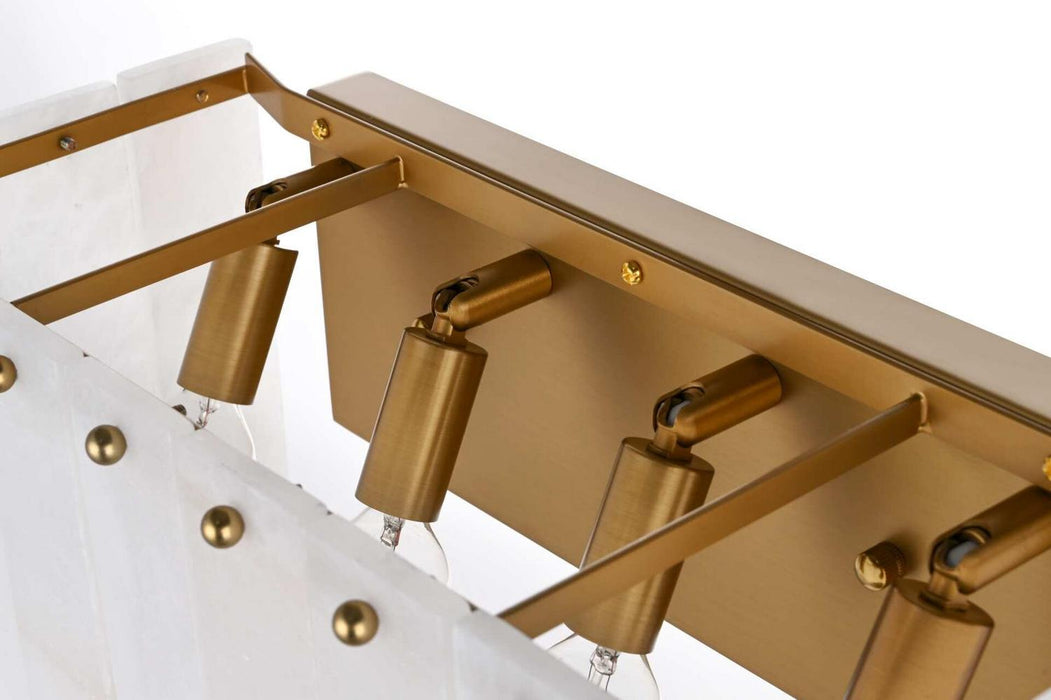 Elegant Lighting - 1015W16SG-33ST - Four Light Wall Sconce - Georgina - Satin Gold