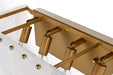 Elegant Lighting - 1015W16SG-33ST - Four Light Wall Sconce - Georgina - Satin Gold