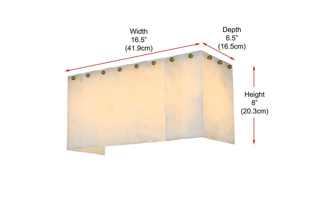 Elegant Lighting - 1015W16SG-33ST - Four Light Wall Sconce - Georgina - Satin Gold