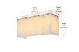Elegant Lighting - 1015W16SG-33ST - Four Light Wall Sconce - Georgina - Satin Gold