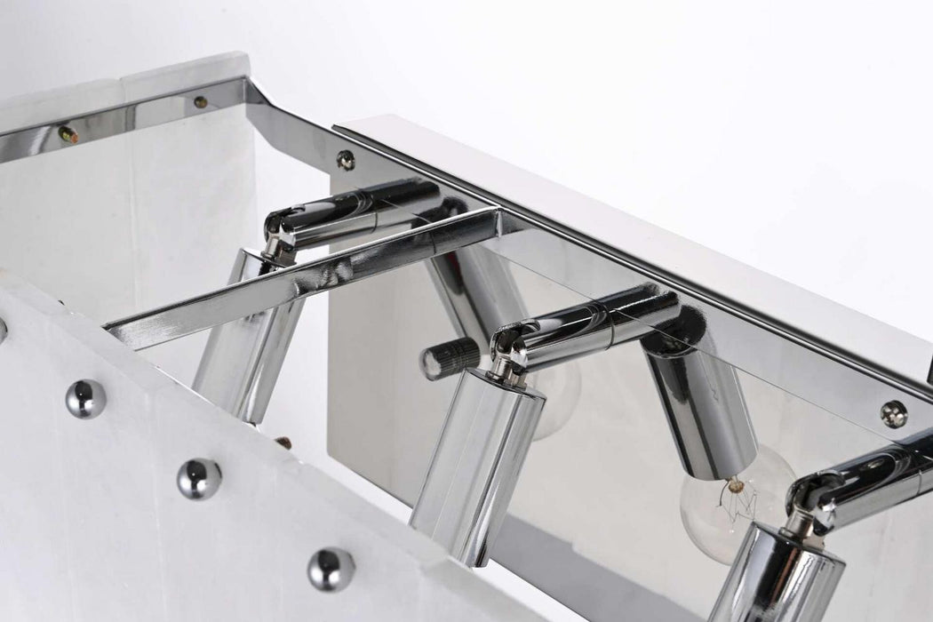 Elegant Lighting - 1015W24C-33ST - Five Light Wall Sconce - Georgina - Chrome