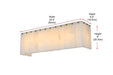 Elegant Lighting - 1015W24SG-33ST - Five Light Wall Sconce - Georgina - Satin Gold