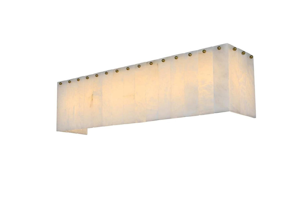 Elegant Lighting - 1015W30SG-33ST - Six Light Wall Sconce - Georgina - Satin Gold