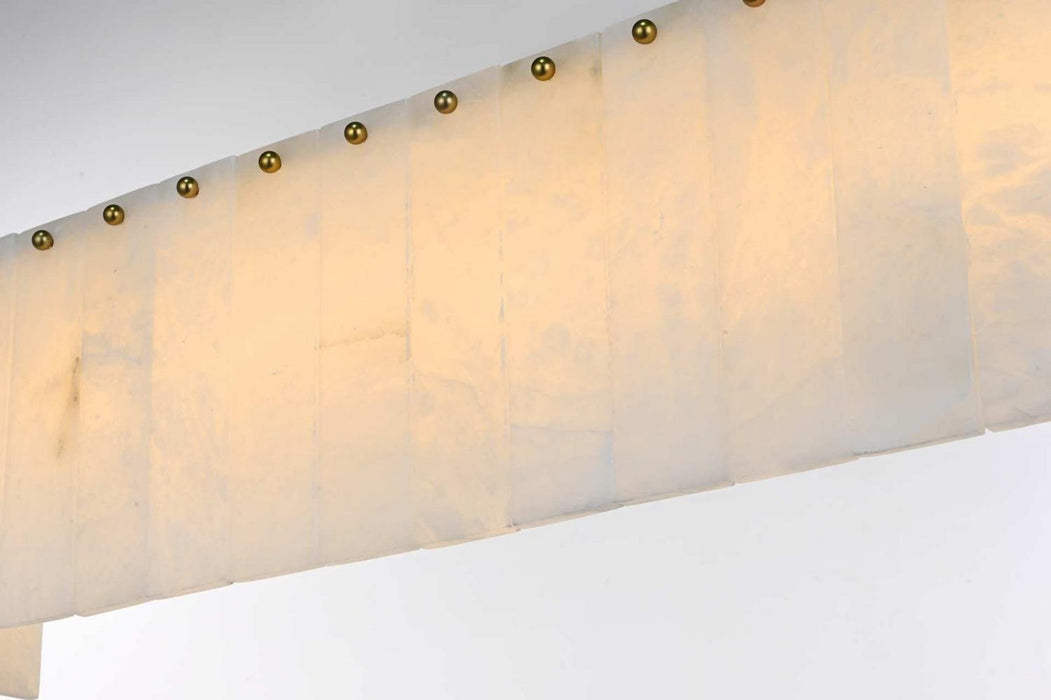 Elegant Lighting - 1015W30SG-33ST - Six Light Wall Sconce - Georgina - Satin Gold