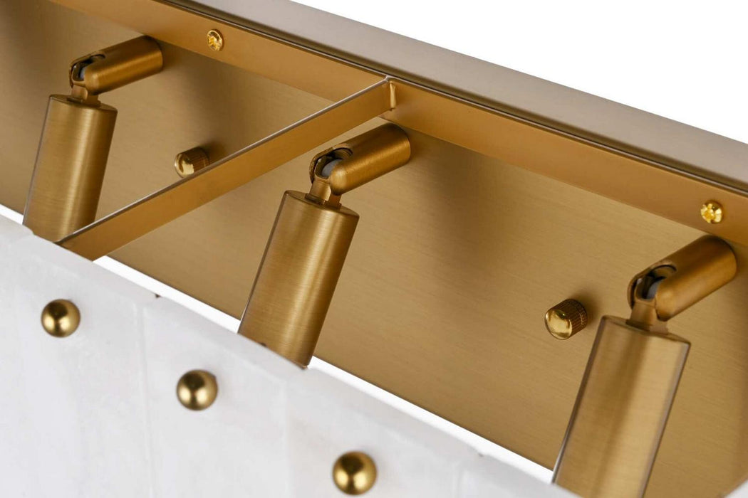 Elegant Lighting - 1015W30SG-33ST - Six Light Wall Sconce - Georgina - Satin Gold