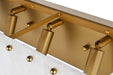 Elegant Lighting - 1015W30SG-33ST - Six Light Wall Sconce - Georgina - Satin Gold