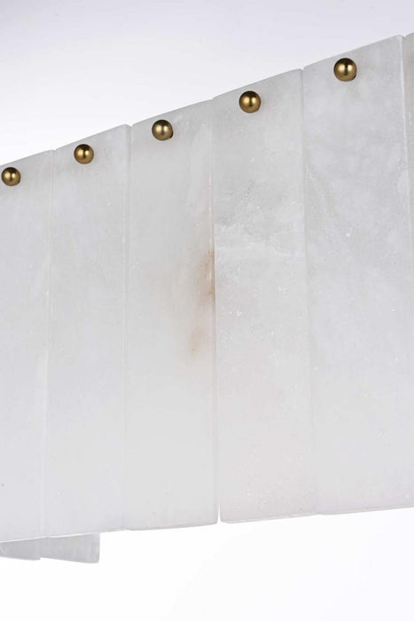 Elegant Lighting - 1015W30SG-33ST - Six Light Wall Sconce - Georgina - Satin Gold