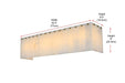 Elegant Lighting - 1015W30SG-33ST - Six Light Wall Sconce - Georgina - Satin Gold