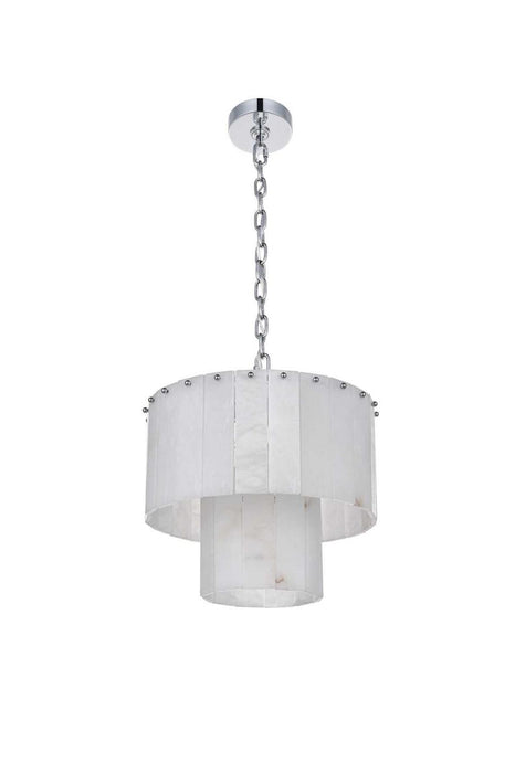 Elegant Lighting - 1015D16C-33ST - Six Light Chandelier - Georgina - Chrome