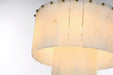 Elegant Lighting - 1015D16SG-33ST - Six Light Chandelier - Georgina - Satin Gold