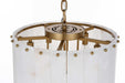 Elegant Lighting - 1015D16SG-33ST - Six Light Chandelier - Georgina - Satin Gold