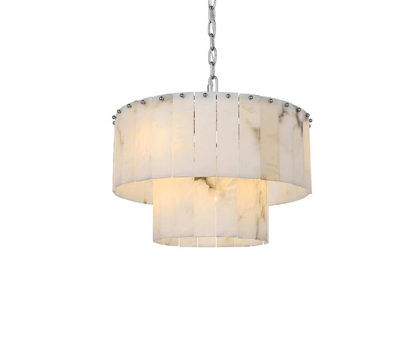 Elegant Lighting - 1015D20C-33ST - Nine Light Chandelier - Georgina - Chrome