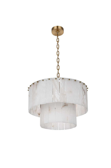 Elegant Lighting - 1015D20SG-33ST - Nine Light Chandelier - Georgina - Satin Gold