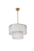 Elegant Lighting - 1015D20SG-33ST - Nine Light Chandelier - Georgina - Satin Gold