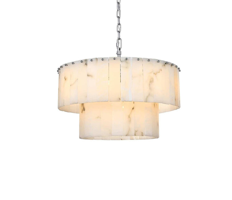 Elegant Lighting - 1015D24C-33ST - 12 Light Chandelier - Georgina - Chrome
