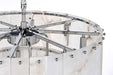 Elegant Lighting - 1015D24C-33ST - 12 Light Chandelier - Georgina - Chrome