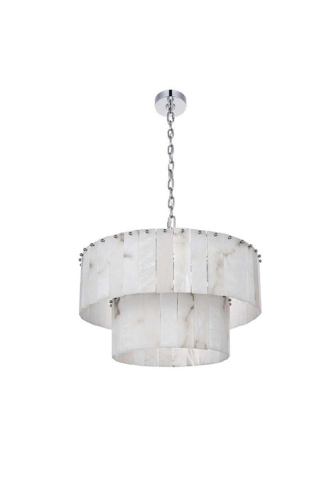 Elegant Lighting - 1015D24C-33ST - 12 Light Chandelier - Georgina - Chrome
