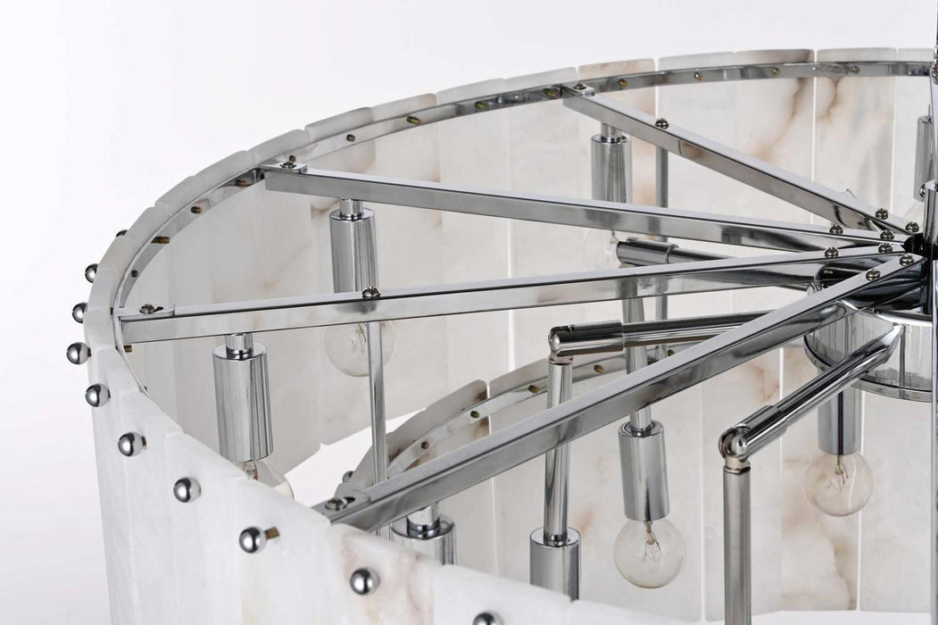 Elegant Lighting - 1015D32L2C-33ST - 18 Light Chandelier - Georgina - Chrome