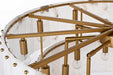 Elegant Lighting - 1015D32L2SG-33ST - 18 Light Chandelier - Georgina - Satin Gold