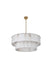 Elegant Lighting - 1015D32L2SG-33ST - 18 Light Chandelier - Georgina - Satin Gold