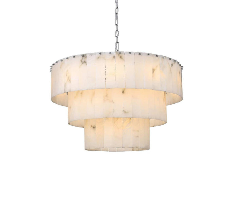 Elegant Lighting - 1015D32L3C-33ST - 22 Light Chandelier - Georgina - Chrome