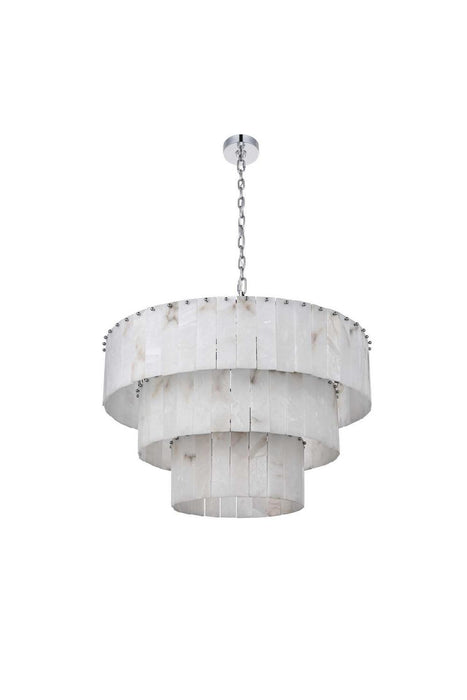 Elegant Lighting - 1015D32L3C-33ST - 22 Light Chandelier - Georgina - Chrome