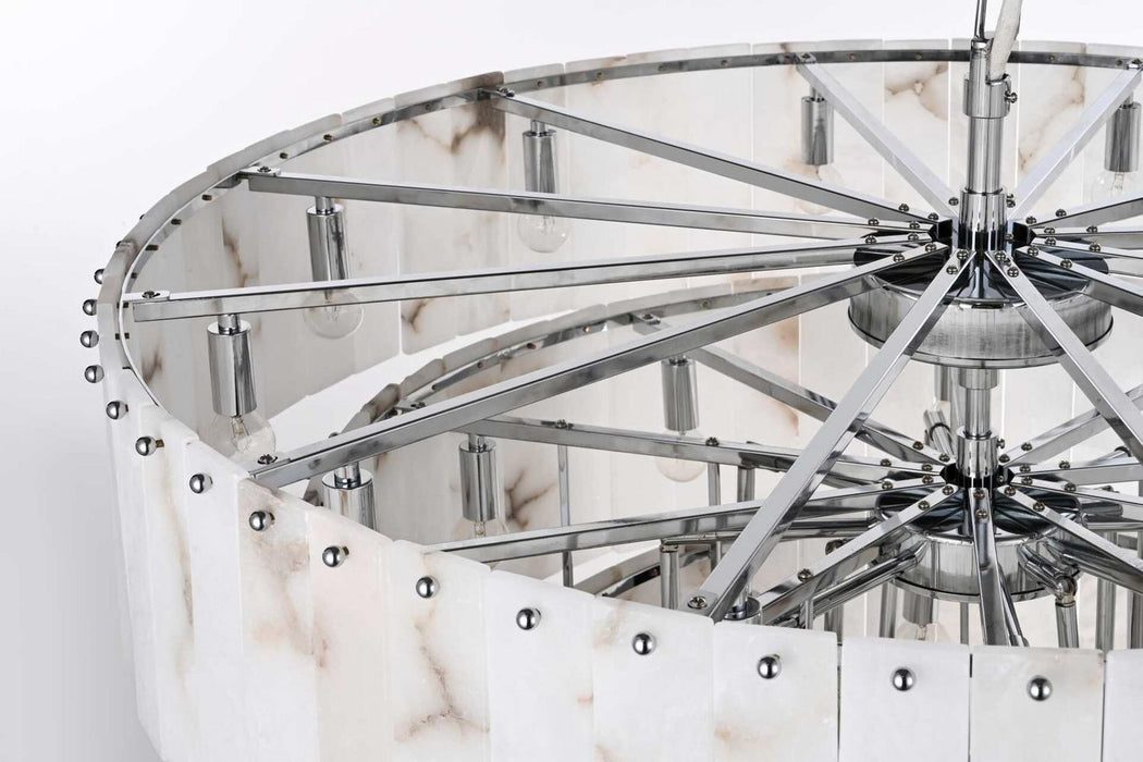Elegant Lighting - 1015D40C-33ST - 34 Light Chandelier - Georgina - Chrome