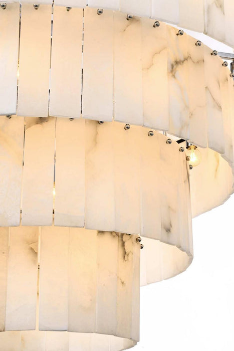 Elegant Lighting - 1015D40C-33ST - 34 Light Chandelier - Georgina - Chrome