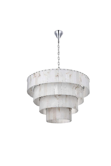 Elegant Lighting - 1015D40C-33ST - 34 Light Chandelier - Georgina - Chrome