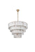 Elegant Lighting - 1015D40SG-33ST - 34 Light Chandelier - Georgina - Satin Gold