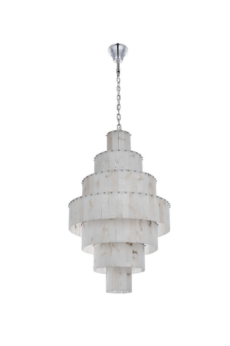 Elegant Lighting - 1015G32C-33ST - 37 Light Chandelier - Georgina - Chrome
