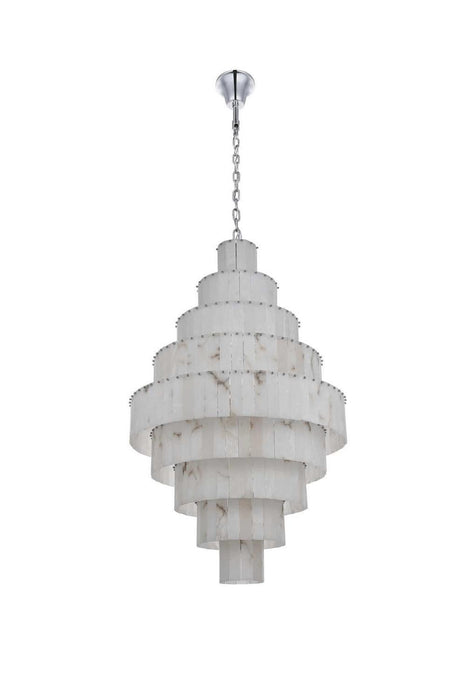 Elegant Lighting - 1015G40C-33ST - 59 Light Chandelier - Georgina - Chrome