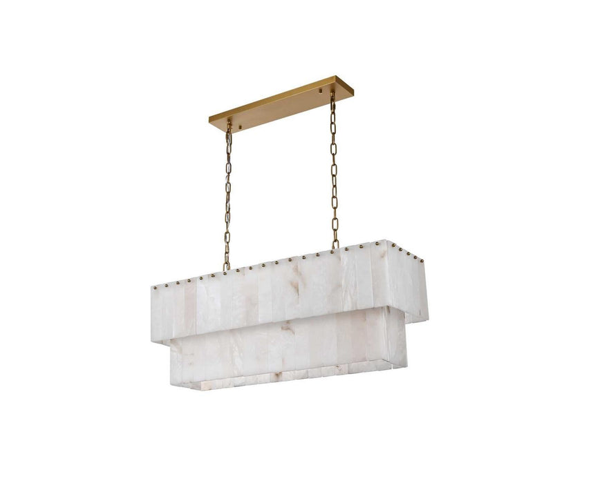 Elegant Lighting - 1015D36SG-33ST - 14 Light Chandelier - Georgina - Satin Gold
