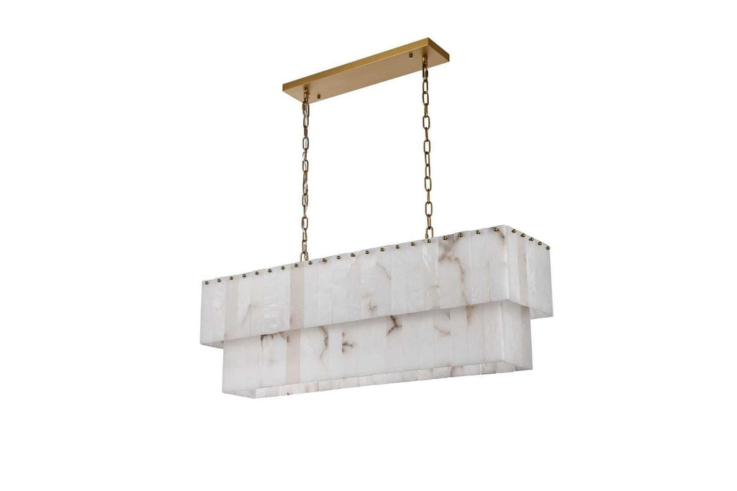 Elegant Lighting - 1015D42SG-33ST - 17 Light Chandelier - Georgina - Satin Gold